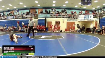 90 lbs Semis (4 Team) - Blake Doss, New Palestine vs Case Bridge, Avon