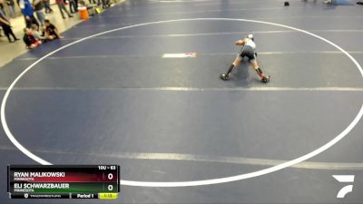 63 lbs Cons. Round 2 - Ryan Malikowski, Minnesota vs Eli Schwarzbauer, Minnesota