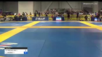 KHALIL FADLALLAH vs LUAN ANDREI 2021 American National IBJJF Jiu-Jitsu Championship