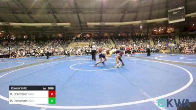 140 lbs Consi Of 8 #2 - Kaidon Drechsler, Wagoner Takedown Club vs Khamdyn Patterson, Woodland Wrestling Club