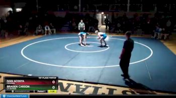 138 lbs 1st Place Match - Braden Carson, La Grande vs Ivan Acosta, Pullman
