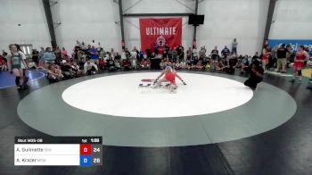 56 kg Final - Ava Guilmette, Wyoming Seminary vs Aubre Krazer, MGW Brawlers