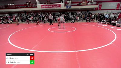 160 lbs Round Of 16 - Luke Donis, Milford vs Adam Pakniat, Plymouth North