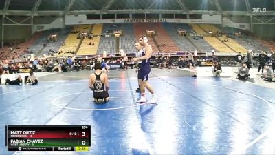 174 lbs 2nd Wrestleback (16 Team) - Fabian Chavez, West Liberty vs Matt Ortiz, McKendree