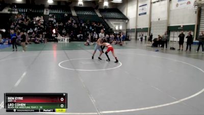 84 lbs Round 1 (8 Team) - Ben Eyre, GRIT vs Leo Cohen, Black Fox Wrestling Team 2