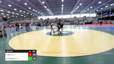 100 lbs Rr Rnd 3 - Jack Cherry, Ride Out vs Moriah Morphet, Midwest Monsters