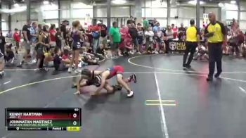 60 lbs Finals (8 Team) - Johnnatan Martinez, No Escape Wrestling Academy vs Kenny Hartman, ARES