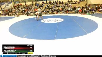 184 lbs Prelim - Tyler Lovejoy, Lakeland University vs Devin Rogers, Carthage College