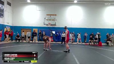 175 lbs Cons. Round 2 - Kevin Cody, Landon School vs Avery Carter, Calvert Hall College