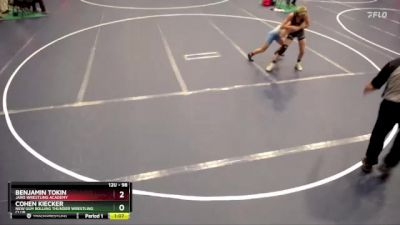 98 lbs Semifinal - Cohen Kiecker, New Ulm Rolling Thunder Wrestling Club vs Benjamin Tokin, JARO Wrestling Academy