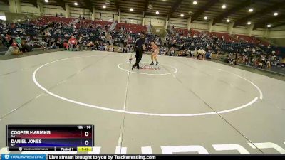 98 lbs Semifinal - Cooper Mariakis, GA vs Daniel Jones, NY