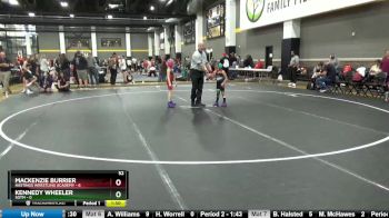 52 lbs Round 1 (4 Team) - MacKenzie Burrier, Hastings Wrestling Academy vs Kennedy Wheeler, SOTM