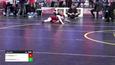 107 lbs Consi Of 8 #1 - Sierra Chiesa, Northwestern vs Manny Stoltzfus, Montgomery