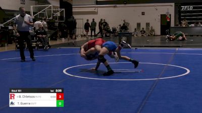 125 lbs Consi Of 8 #2 - Brandon Chletsos, Rutgers vs Troy Guerra, Buffalo