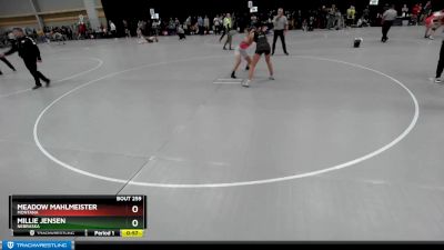 130 lbs Cons. Round 3 - Millie Jensen, Nebraska vs Meadow Mahlmeister, Montana