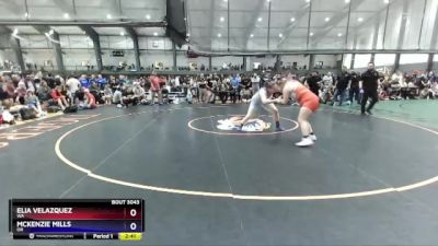 190 lbs Quarterfinal - Elia Velazquez, WA vs McKenzie Mills, OR