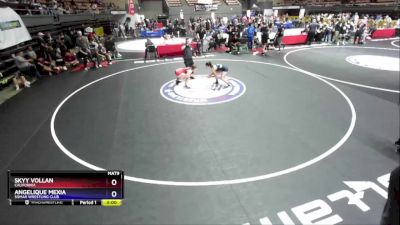 120 lbs Cons. Round 3 - Skyy Vollan, California vs Angelique Mexia, Somar Wrestling Club