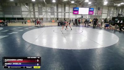 65 lbs Cons. Semi - Alexandra Lopez, CA vs Marisa Angelos, WI