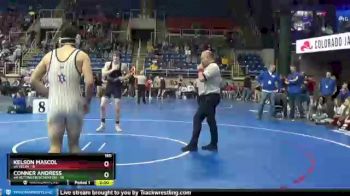 160 lbs Round 1 - Conner Andress, #4 Hettinger/Scranton vs Kelson Mascol, #5 Velva