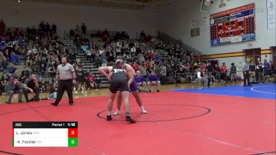 285 lbs 1st Place Match - Aidan Fockler, Massillon Perry vs Leighton Jones, Brownsburg