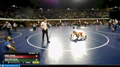 67 lbs Cons. Semi - Troy Davis, Powerhouse Wrestling Club vs Breckin Falb, Moyer Elite Wrestling