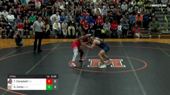 174 lbs Dual - Te'Shan Campbell, Ohio State vs Spencer Carey, Navy