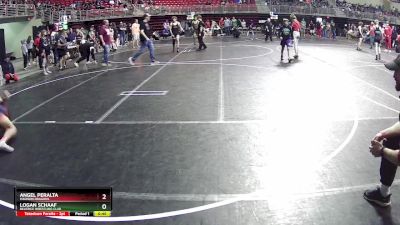 160 lbs Cons. Round 4 - Logan Schaaf, Beatrice Wrestling Club vs Angel Peralta, Madison Dragons