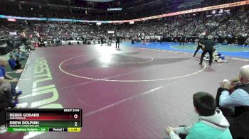 D3-113 lbs Semifinal - Derek Godard, Auburndale vs Drew Dolphin, Kenosha Christian Life