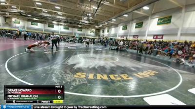 90 lbs Semifinal - Michael Brahaugh, Bon Homme Youth Wrestling vs Drake Howard, SBL Warriors