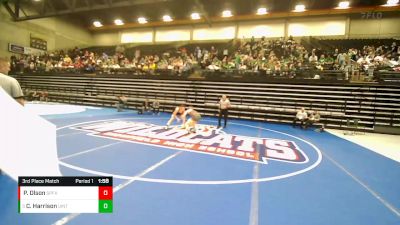 132 lbs 3rd Place Match - Creeson Harrison, Uintah vs Porter Olson, Spanish Fork