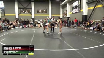 118 lbs Round 3 (6 Team) - Brooklyn Sheaffer, Chasing Titles vs Tiearra Pollard, NE Wrestling Academy