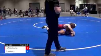 182 lbs 1st Place Match - Abraham Wojcikiewicz, IL vs Omaury Alvarez, GA