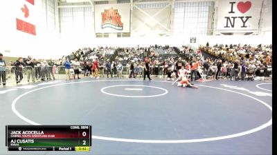 102 lbs Cons. Semi - Aj Cusatis, NWAA vs Jack Acocella, Carmel Youth Wrestling Club