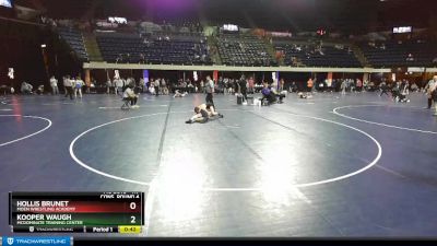 117 lbs Cons. Round 4 - Kooper Waugh, McDominate Training Center vs Hollis Brunet, Moen Wrestling Academy