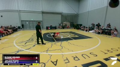 106 lbs Placement Matches (8 Team) - Sloane Kruger, Washington vs Jayleah Pletz, Pennsylvania Red