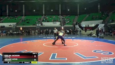 5A 165 lbs Cons. Round 2 - Armani Lucas, Springville vs Keelan Jackson, Moody Hs