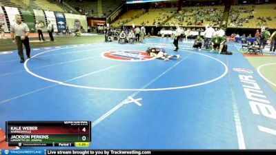 175 Class 2 lbs Quarterfinal - Kale Weber, Harrisonville vs Jackson Perkins, Lafayette (St. Joseph)