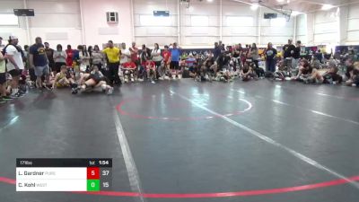 171 lbs Pools - Lincoln Gardner, Pursuit vs Carson Kohl, West Virginia Wild