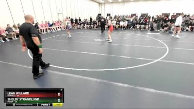 170 lbs Round 2 (3 Team) - Shelby Strandlund, Mora vs Leah Willard, Bemidji