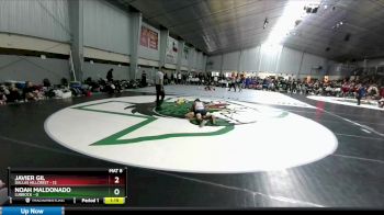 126 lbs Quarters & 1st Wb (16 Team) - Noah Maldonado, Lubbock vs Javier Gil, Dallas Hillcrest