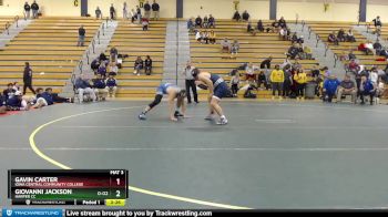 184 lbs 1st Place Match - Gavin Carter, Iowa Central Community College vs Giovanni Jackson, Harper CC