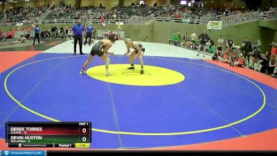 134 lbs Semis & 1st Wrestleback (8 Team) - Derek Torres, Culver vs Devin Huston, Willamina