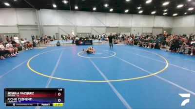 126 lbs Quarters & 1st Wb (16 Team) - Joshua Vazquez, Illinois vs Richie Clementi, Louisiana