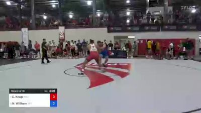 92 kg Round Of 16 - Christian Knop, Wolfpack Wrestling Club vs Nicholas Willham, Indiana RTC