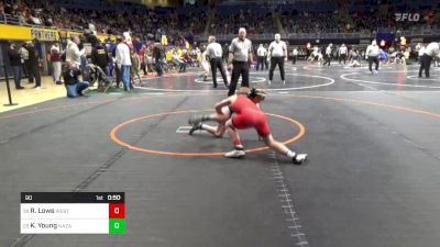 90 lbs Round Of 64 - Ryker Lowe, West Perry vs Kellen Young, Nazareth