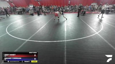 100 lbs Round 3 - Zoey Haney, MO vs Brooke Corrigan, WI