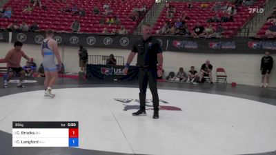 85 kg Semis - Caden Brooks, Big Cat Wrestling Club vs Carson Langford, All-Phase Wrestling Club