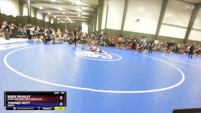 70 lbs Semifinal - Knox Peasley, Omak Wrecking Crew Wrestling vs Townes Hoyt, NWWC