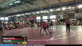 110 lbs Round 2 (10 Team) - Makala Williams, Storm vs KEANA BUSH, Alabama Elite Gold