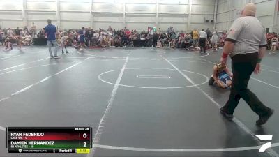 64 lbs Round 7 (8 Team) - Damien Hernandez, 84 Athletes vs Ryan Federico, Lake WC